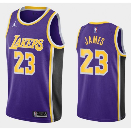 NBA Los Angeles Lakers Trikot LeBron James 23 Jordan Brand 2020-2021 Statement Edition Swingman - Herren